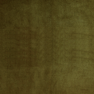 Olive Green Cotton Velvet