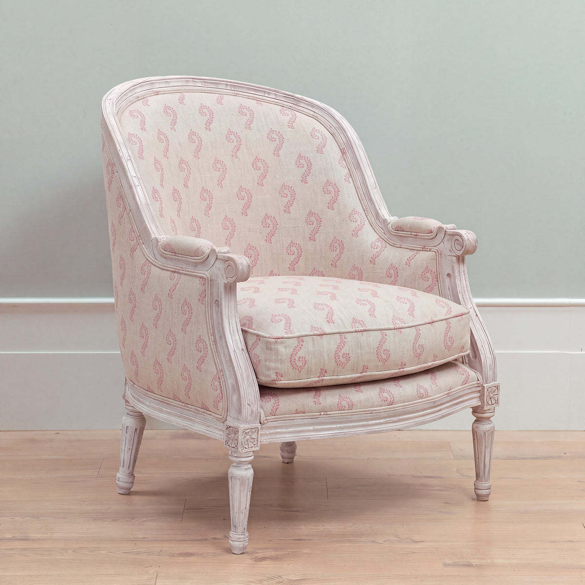 Red Shalini Small Library Chair