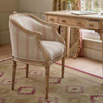 Red Hartford Stripe Arun Chair