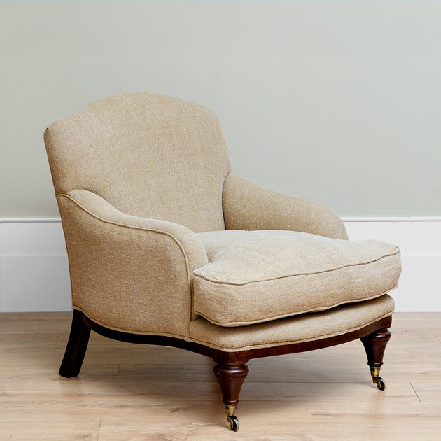 Saffron Plain Rustic Linen Stonewashed