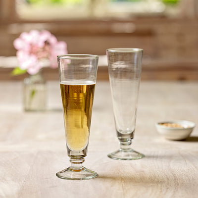Hand-blown Clear Beer Glass