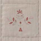 Rose Freja Rustic Linen Quilt - King Size