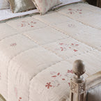 Rose Freja Rustic Linen Quilt - King Size
