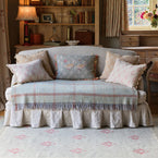 Egyptian Geese Rustic Linen Cushion