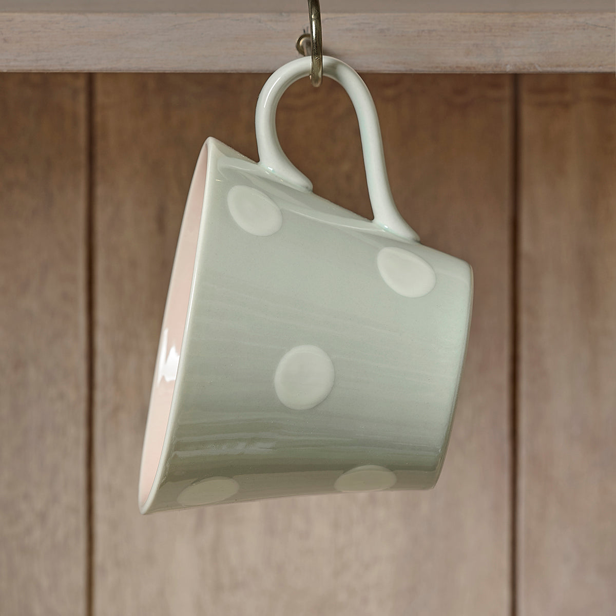 Blue White Spot Conical Mug – Seconds