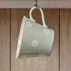 Blue White Spot Conical Mug