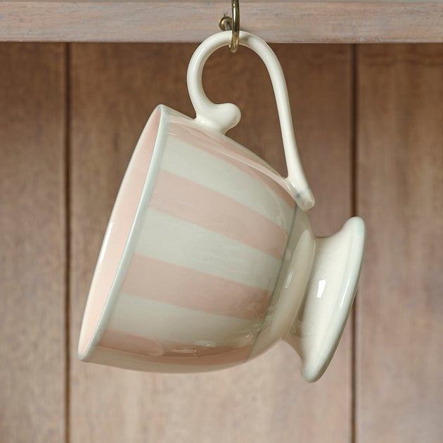 Pink Stripe Large Mug