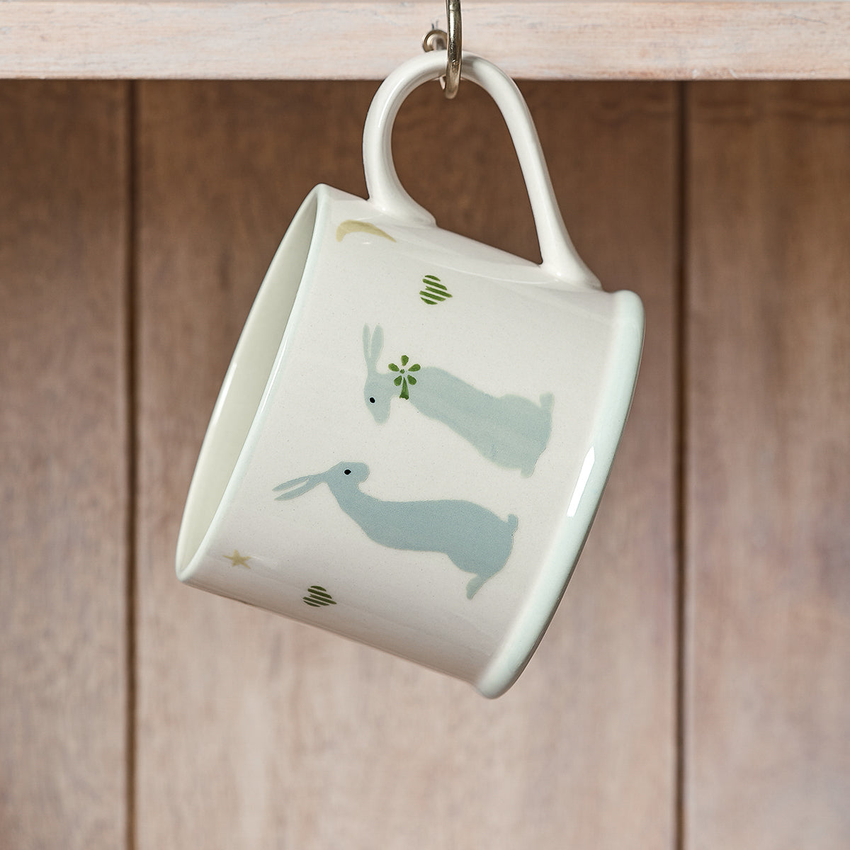 Summer Sitting Hares Straight Mug