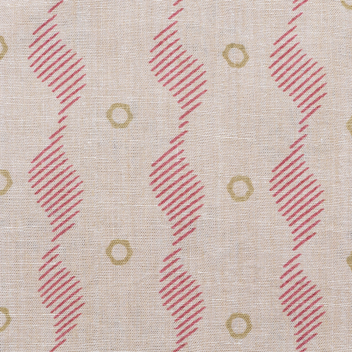 Hand-printed Sackville Stripe Stonewashed Rustic Linen 2.7m Panel - 333