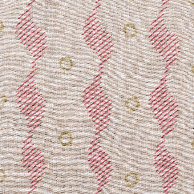 Hand-printed Sackville Stripe Stonewashed Rustic Linen 2.7m Panel - 333