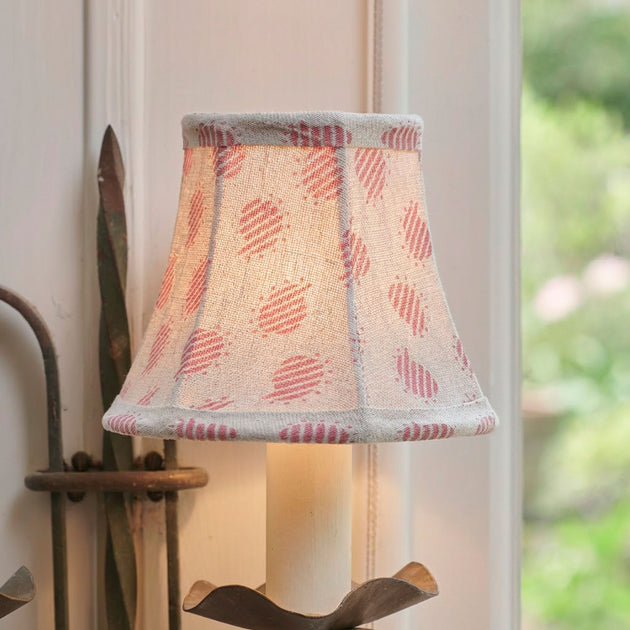 Rose Nina Linen Framed Lampshade - 5"