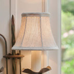 Natural Linen Framed Lampshade - 5"