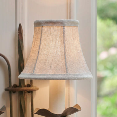 Natural Linen Framed Lampshade - 5"