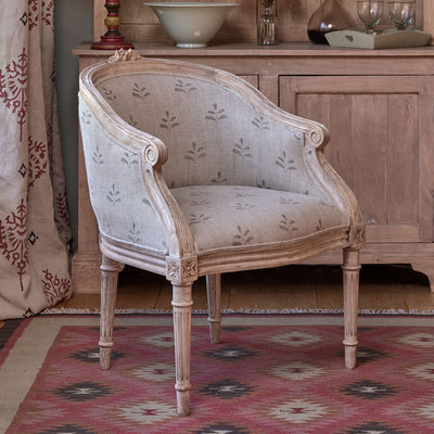 Charcoal Leaf Arun Chair