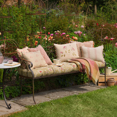 Green Natasha Bench Cushion