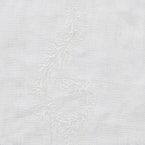 White Large Shalini Shadow Embroidered Linen Voile – 423