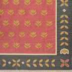 Red Gold Tulip - Hand-woven Wool Kilim
