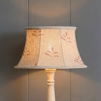 Red Leaf Framed Linen Lampshade