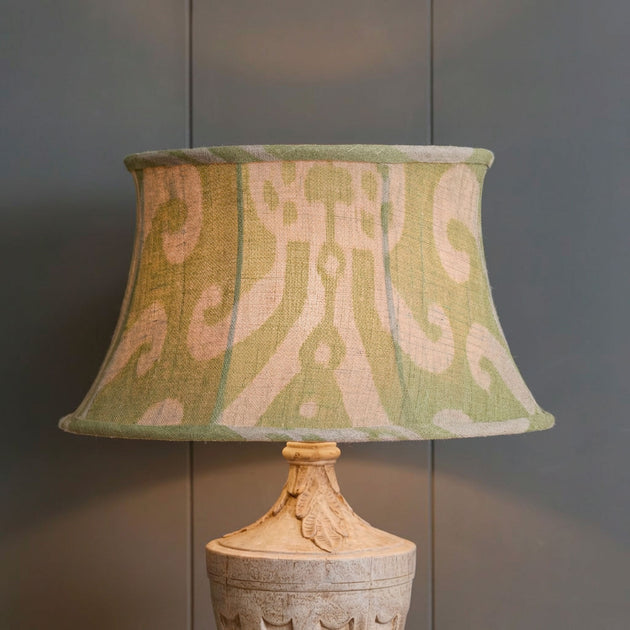 Green Gold Sacha Framed Linen Lampshade