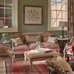 Large Caned Sofa