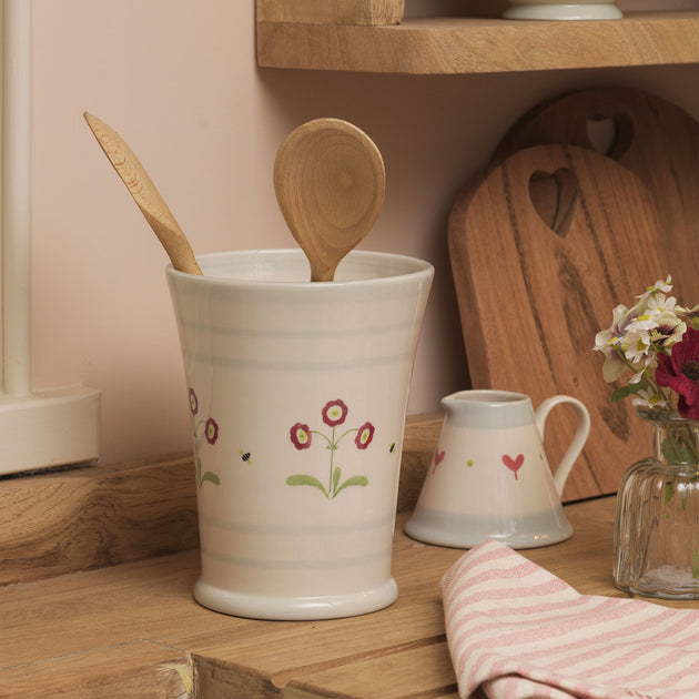 Rose Auricula Utensil Holder