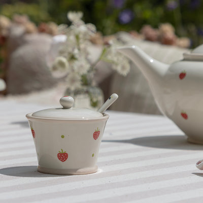 Strawberry Sugar Pot