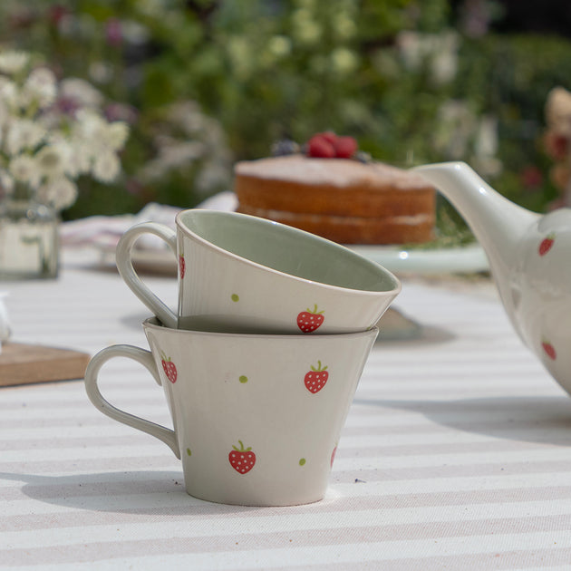 Strawberry Conical Mug