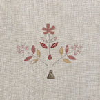 Freja - Embroidered Rustic Linen 3m Panel - 151