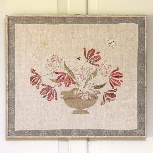 Parrot Tulips Framed Wall Hanging