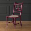 Painted Gustavian Dining Chair in Etruscan Red