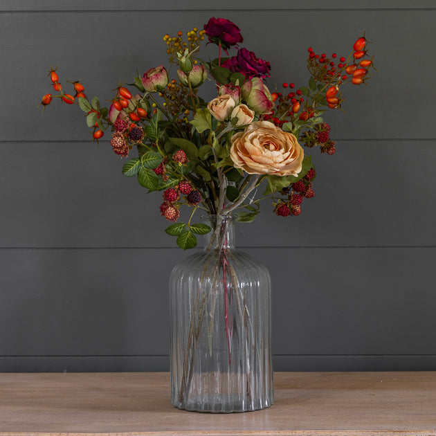 Autumn Bunch of Berries & Roses FB17