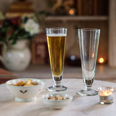 Hand-blown Clear Beer Glass
