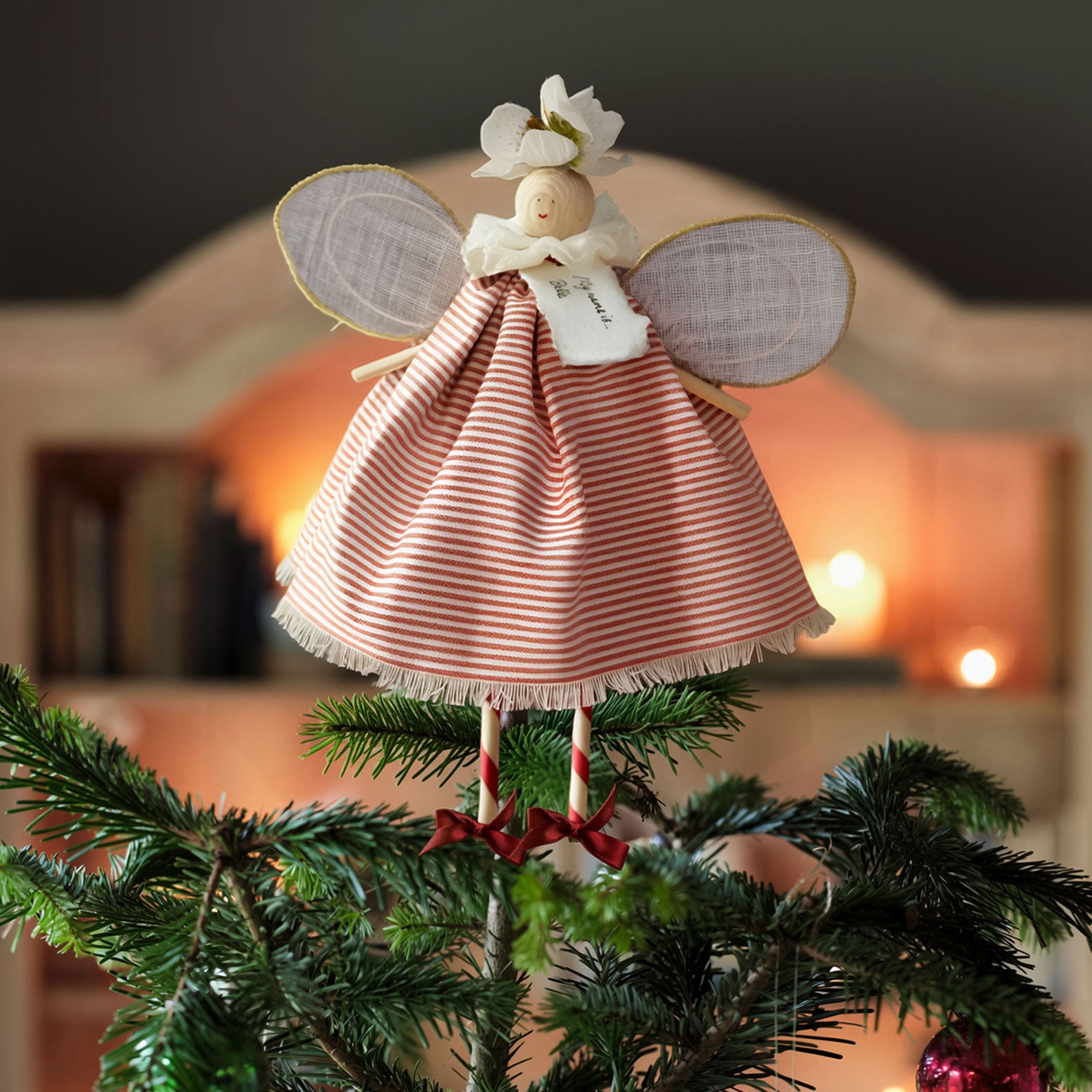 * christmas doll ୨୧ * 翼のある 三日月の妖精さん Belle Christmas Fairy – Susie Watson Designs
