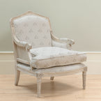 Bergere Chair in Linen
