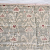 Smokey Blue Natasha Rustic Linen Quilt - King Size