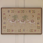 Camel Train Framed Wallhanging