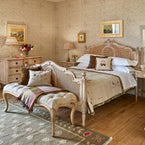 Ex-Display  - Caned Gustavian Full Bed King Size