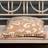 Caramel Natasha Large Seat Cushion with Tassels