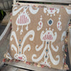 Caramel Natasha Large Seat Cushion with Tassels