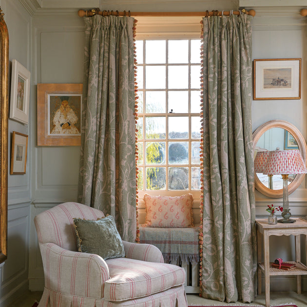 Celadon Hoopoe Rustic Linen - Stonewashed (3.2m Approx) - 350