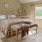 Celadon Ivory Leaf Wallpaper