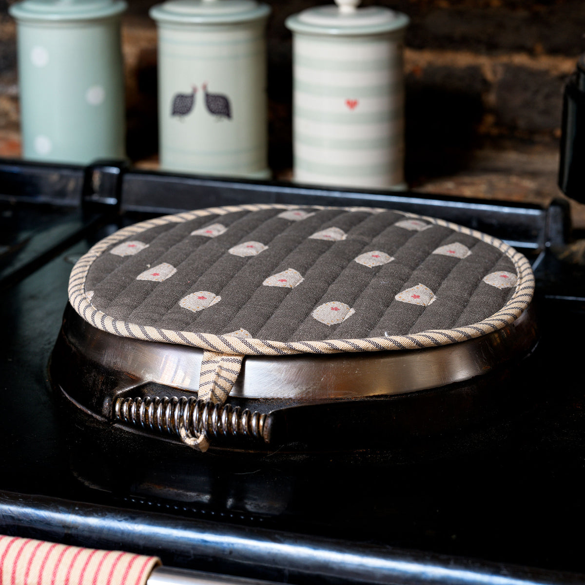 Charcoal Mika Aga Lid Cover