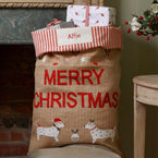 Christmas Dog Sack