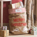 White Hare Christmas Sack