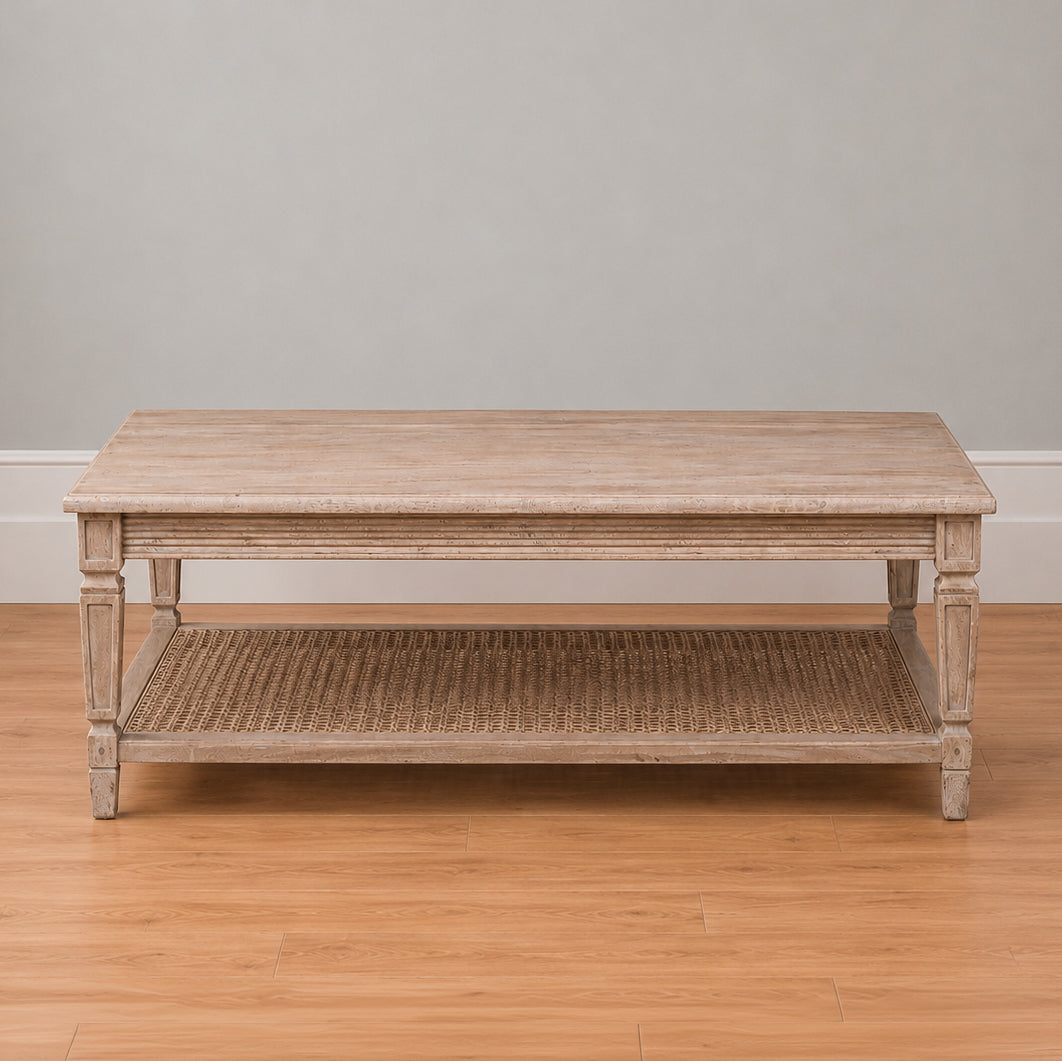Caned Coffee Table | Susie Watson Designs