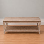 Caned Coffee Table