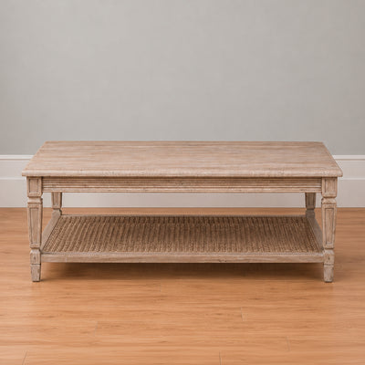 Caned Coffee Table