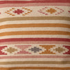 Saffron Stripe Kilim Cushion - Olive