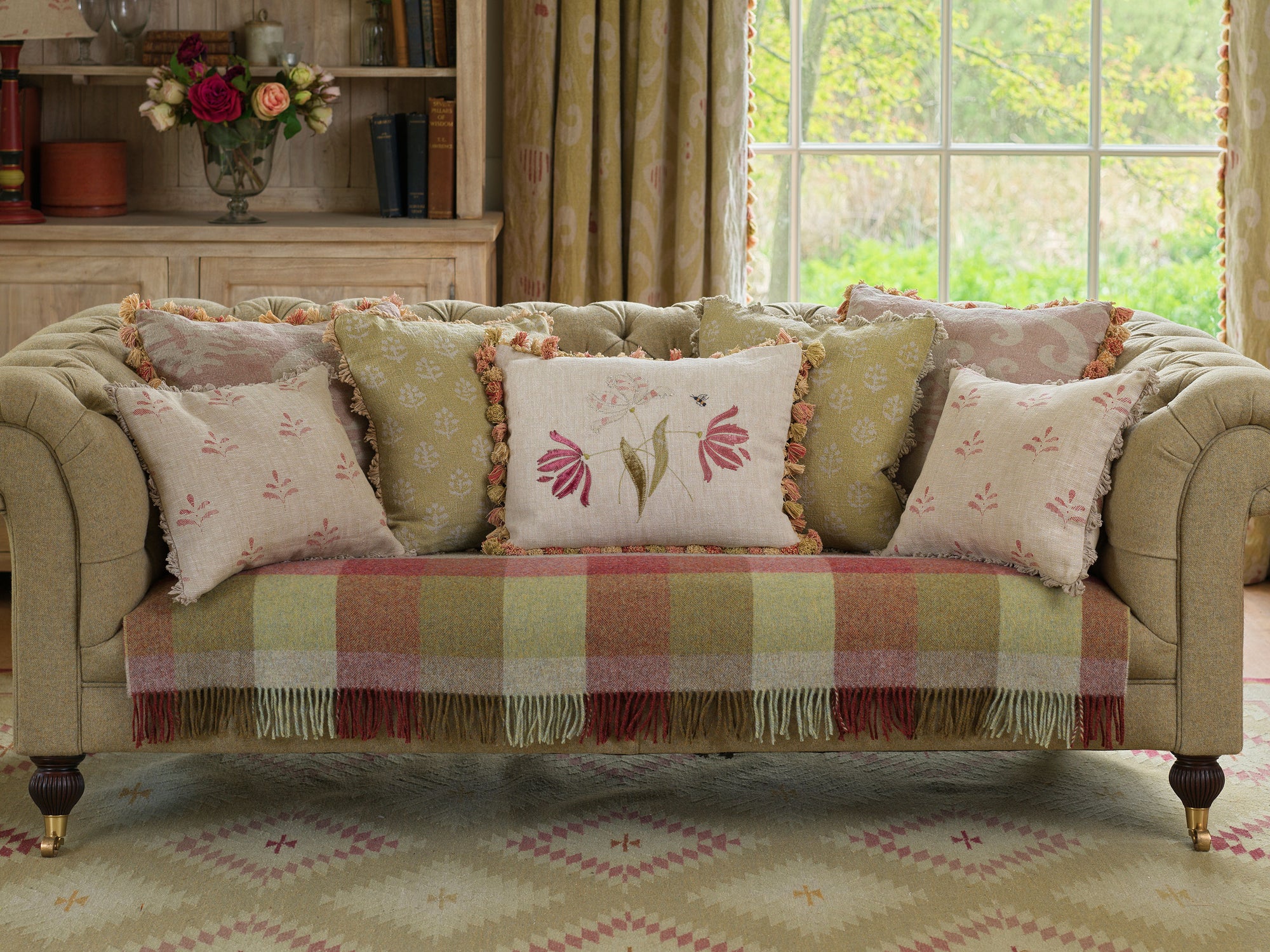 Embroidered, Linen, Velvet & Silk Cushions – Page 3 – Susie Watson Designs