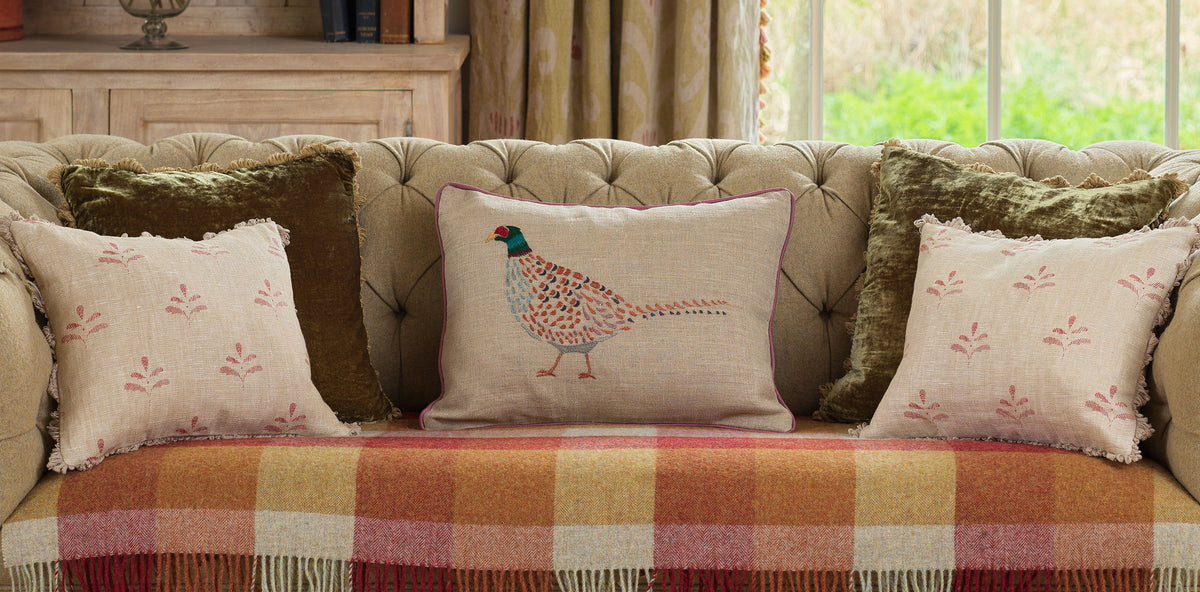 Embroidered, Linen, Velvet & Silk